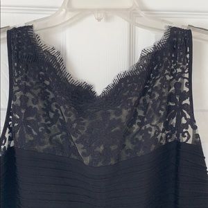 Tadashi Shoji black lace dress